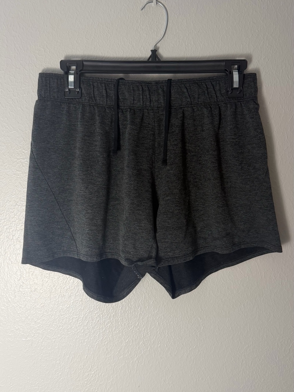 Nike Women's Heather Charcoal Drawstring Athletic Shorts